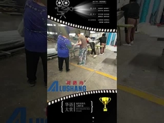 Plafond en aluminium perforé Plafond en aluminium perforé conception de trous à motifs réguliers Ventilation