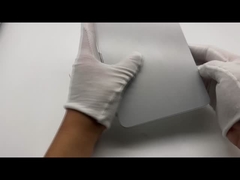 4MM 1220 X 2440MM feuille composite en aluminium brossée, revêtue de HDPE