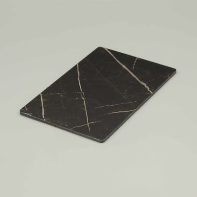 1M - 1.75M Graphite aluminium composite feuille de panneau résistant à la corrosion Acp feuille noire