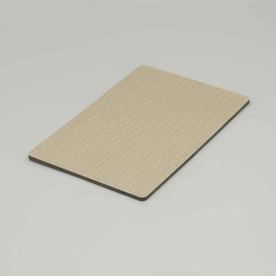 Panneau composite aluminium PVDF 0,3 mm épaisseur 4 mm pour revêtement mural