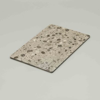 Terrazzo Acp Design en feuille de marbre Pvdf Panneau composite en aluminium 4 mm 4x8 pieds