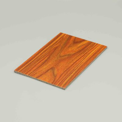 Résistant aux rayures en bois de rose profond en aluminium composite Panneau de taille personnalisée avec une ou deux faces