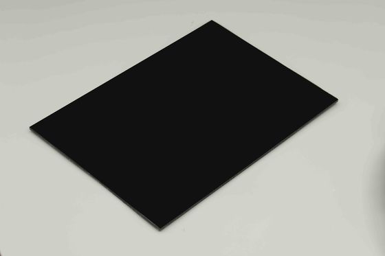 Panneau composite en aluminium PE noir mat de 0,06 mm - 0,50 mm Panneau composite en aluminium intérieur