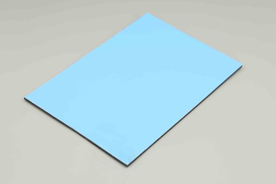 Sky Blue Indoor Acp Sheet Décoration du bâtiment 4 mm revêtement extérieur de mur 48in x 96in