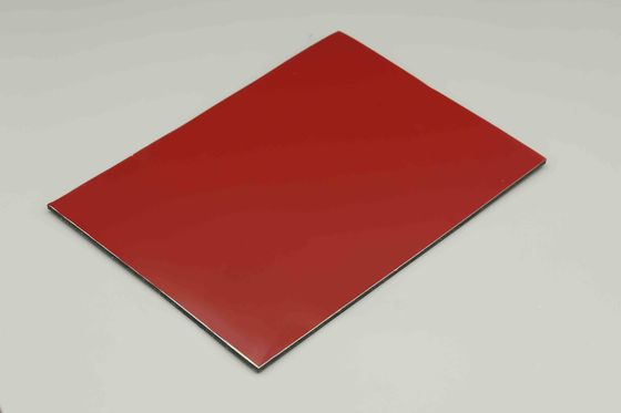 Panneau composite en aluminium PE de café rouge 4x8 ACM Panneau composite 3 mm