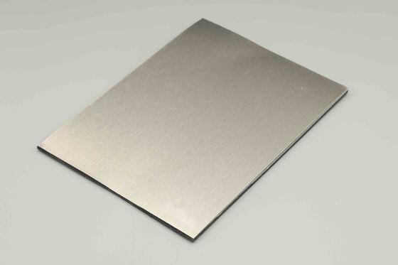 Panneau composite de miroir architectural en acier inoxydable en aluminium brossé coloré