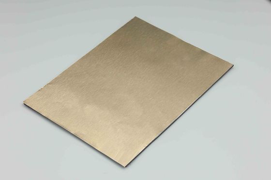 Panneau composite en aluminium brossé en HDPE 4 mm 1,22 x 2,44 m Panneau composite en aluminium PE