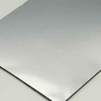 Panneau Composite Aluminium Miroir Argenté 4mm Revêtement PVDF pour Applications Intérieures et Extérieures