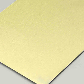 Paroi 0,3 cm panneau composite en aluminium brossé revêtement en béton feuille de panneau composite en aluminium