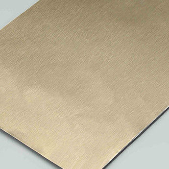 Paroi 0,3 cm panneau composite en aluminium brossé revêtement en béton feuille de panneau composite en aluminium