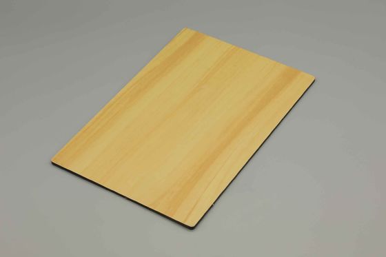 Panneau composite en aluminium finition bois pour revêtement mural extérieur | Feuille PVDF ACP 1220x2440mm