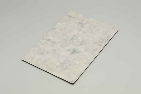 Banques Hôtels Panneau composite en marbre de roche blanche 244CM Panneau composite en aluminium extérieur