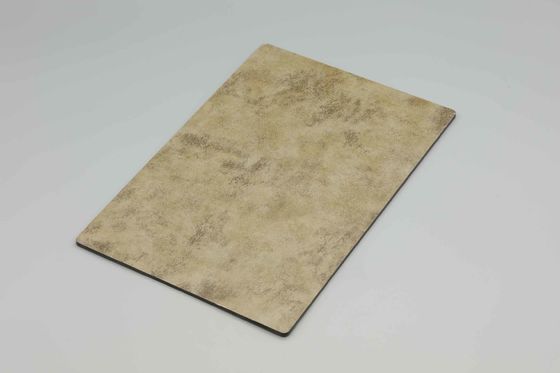 Panneau composite en aluminium de finition en marbre ACM 1220x2440 mm pour revêtement murale de cuisine et de salle de bain