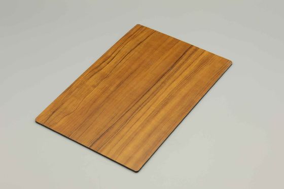 Panneau composite en aluminium et bois de 4 mm, longueur 2440 mm, isolation phonique et classification au feu B1 A2