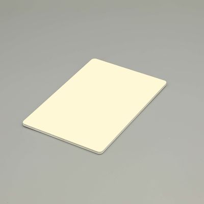 Panneau composite d'aluminium résistant au feu de 3 mm B1 Blanc 6 mm Acp