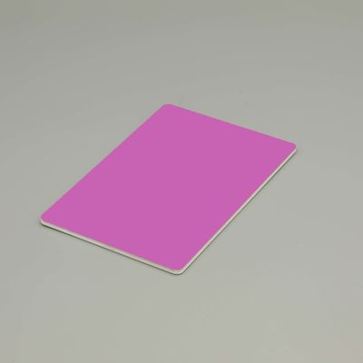 1220 X 2440 mm Rose Madder Acm Matériau composite imperméable à l'eau 6 mm Acp feuille