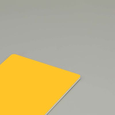 Panneau composite en aluminium PVDF d'ivoire de qualité supérieure de 4 mm pour revêtement de murs de rideau extérieur