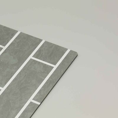 Panneau composite en aluminium de marbre Acm résistant aux rayures 4 mm 1,22*2,44 m