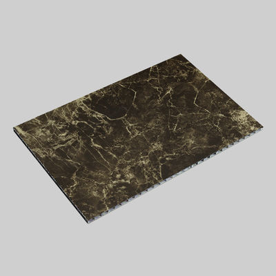 Panneau composite en aluminium résistant au feu en nid d'abeille Blanc Noir Rayures Acp Construction