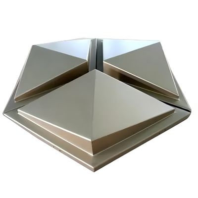 3003 8 mm à 210 mm revêtement en placage en aluminium Panneaux muraux 3D pour la décoration de bâtiments