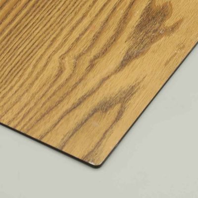Panneau composite en aluminium de grains de bois PVDF (ACP) pour façade extérieure, plafond et clôture