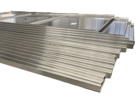 Site de construction Panneau normal résistant à l'érosion type panneau plat Panneau d'aluminium placage Fluorocarbone revêtu installation murale extérieure antistatique