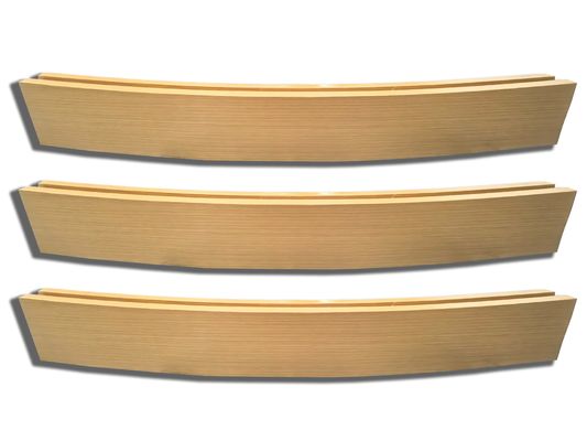 Panneau conventionnel de type grain de bois Façade en aluminium à l'extérieur Parement revêtement Fluorocarbone enduit durabilité résistance à l'humidité surface plane