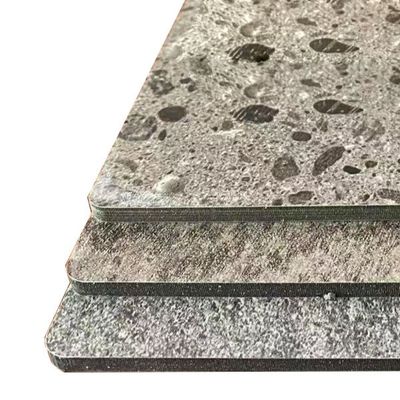 Murs extérieurs résistants aux rayures Type décoré Acp feuille intérieure Façade Acp revêtement Matériau de construction Aluminium Épaisseur 0,43 mm Rideau