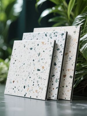 Panneau composite en aluminium PVDF durable avec revêtement en pierre fluorocarbone Taille standard pour la suspension à sec des murs extérieurs