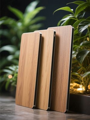 FR Finition en bois en aluminium en tôle composite ACP Panneaux extérieurs Large Ardoise Pour portes