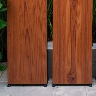 Carreaux de bois ACP résistants aux intempéries Pour les bureaux côtiers 4 mm d'épaisseur revêtement fluorocarbone finition brillante