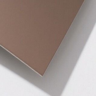 Décoration de style Mat PVDF Panneau composite en aluminium 3 mm d'épaisseur Fluorocarbone Pour la décoration intérieure