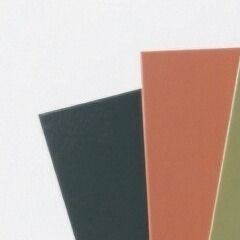Panneau composite aluminium PVDF, épaisseur 4 mm, alliage d'aluminium avec traitement fluorocarboné brillant, 1220x2440 mm, décoration murale extérieure brillante