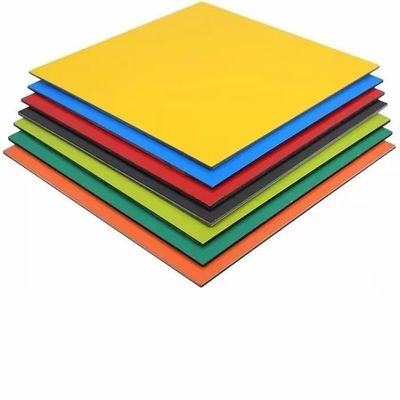 Panneaux ACP enduits de PE PVDF 2,44 m, respectueux de l'environnement, sans odeur pour revêtement mural intérieur et extérieur